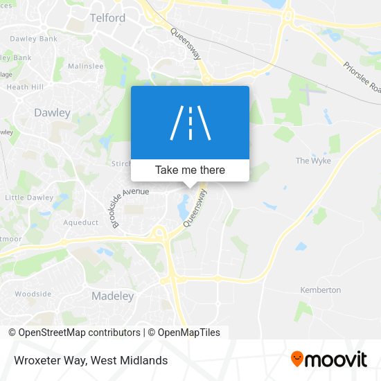 Wroxeter Way map