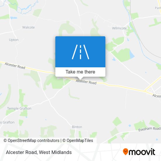 Alcester Road map