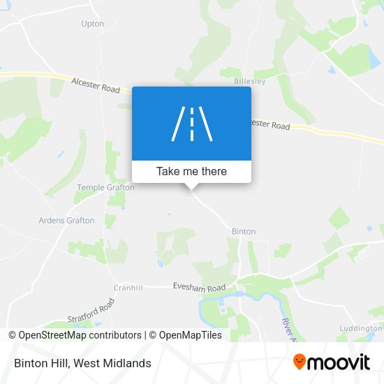 Binton Hill map