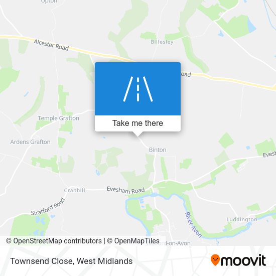 Townsend Close map