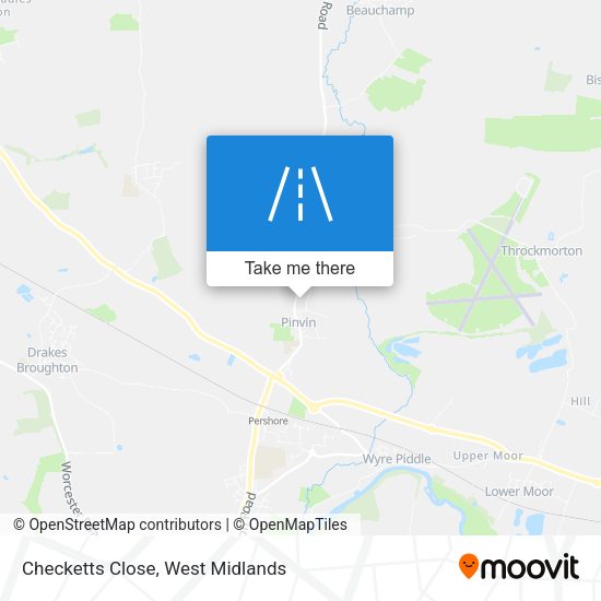 Checketts Close map