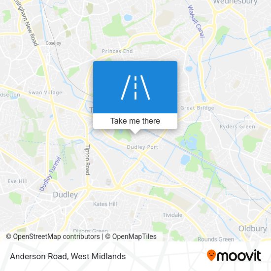 Anderson Road map