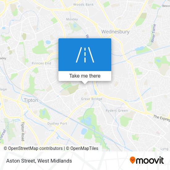 Aston Street map