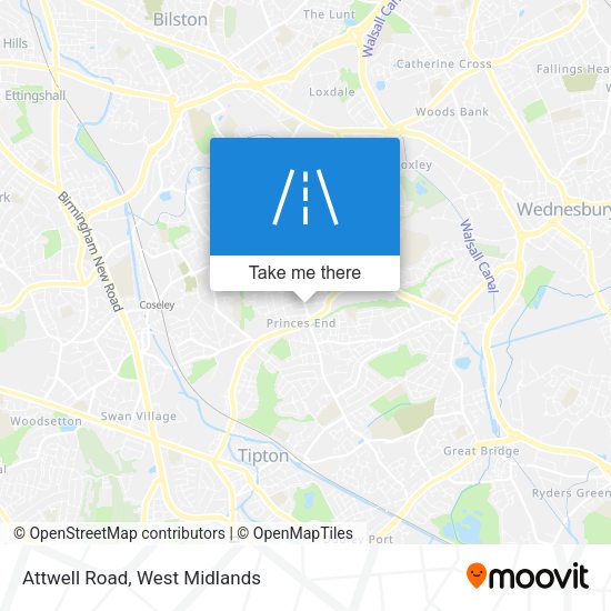Attwell Road map