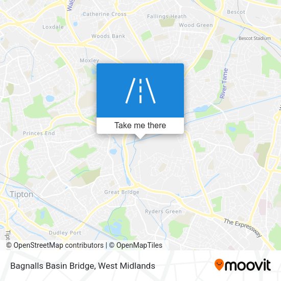 Bagnalls Basin Bridge map