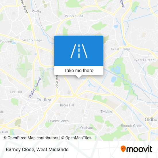 Barney Close map
