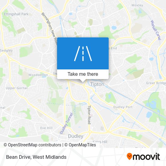 Bean Drive map
