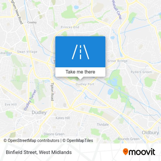 Binfield Street map