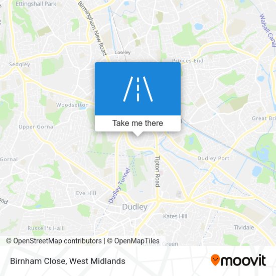 Birnham Close map