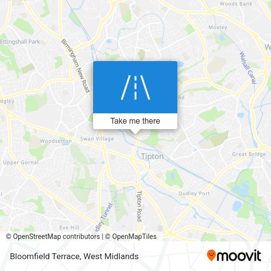 Bloomfield Terrace map