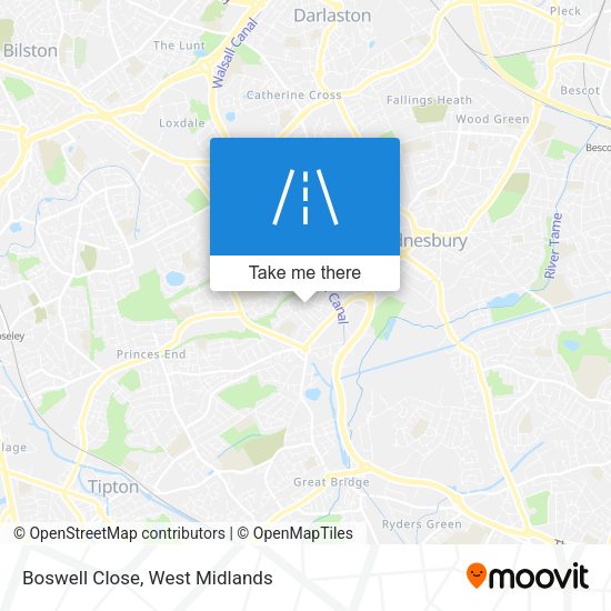 Boswell Close map