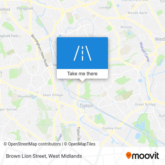 Brown Lion Street map