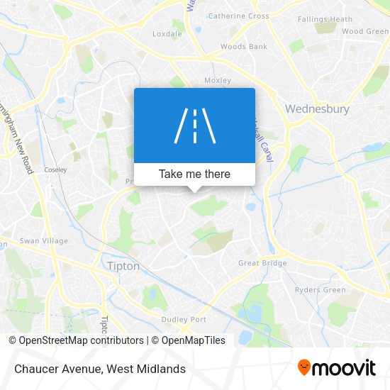 Chaucer Avenue map