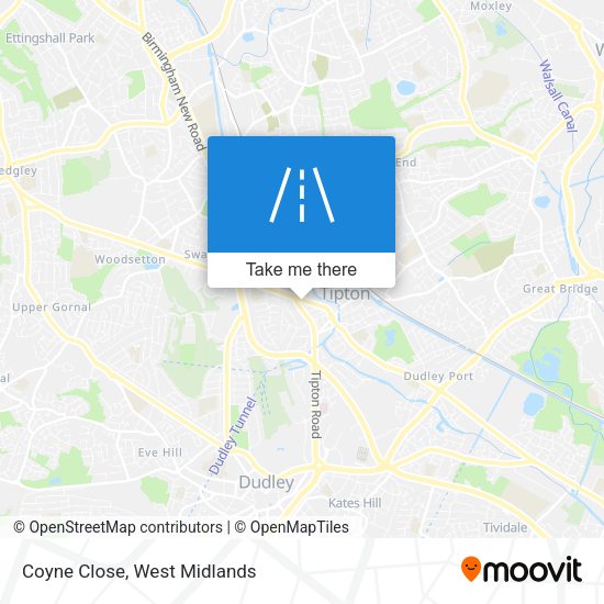 Coyne Close map