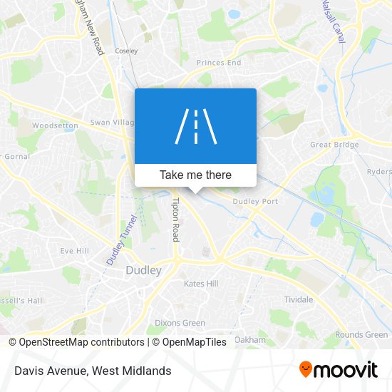 Davis Avenue map
