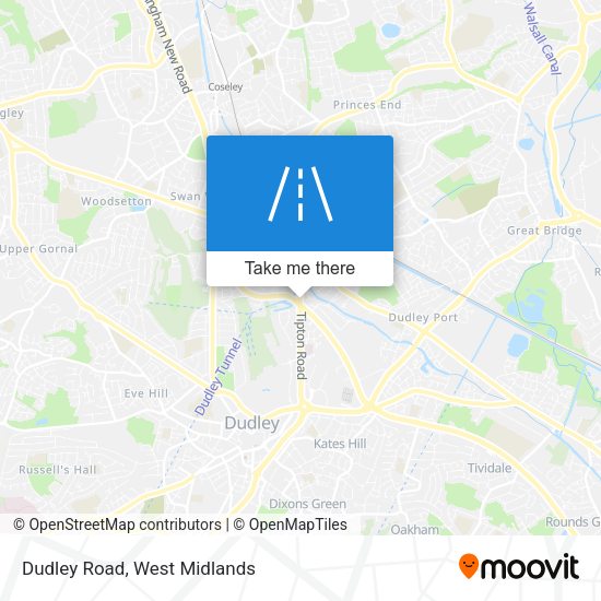 Dudley Road map