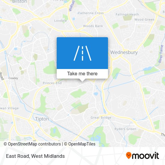 East Road map