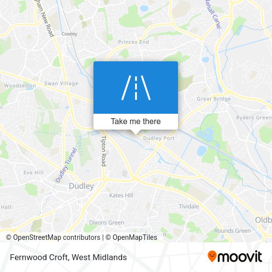 Fernwood Croft map
