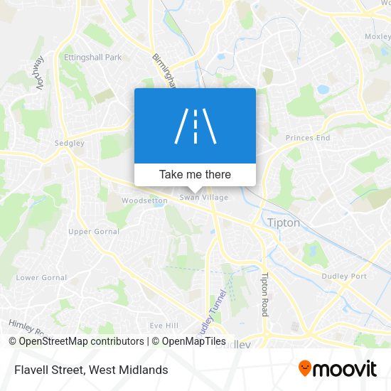 Flavell Street map