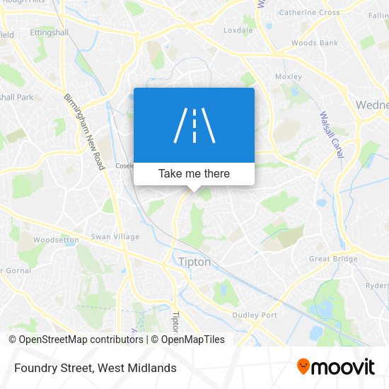 Foundry Street map