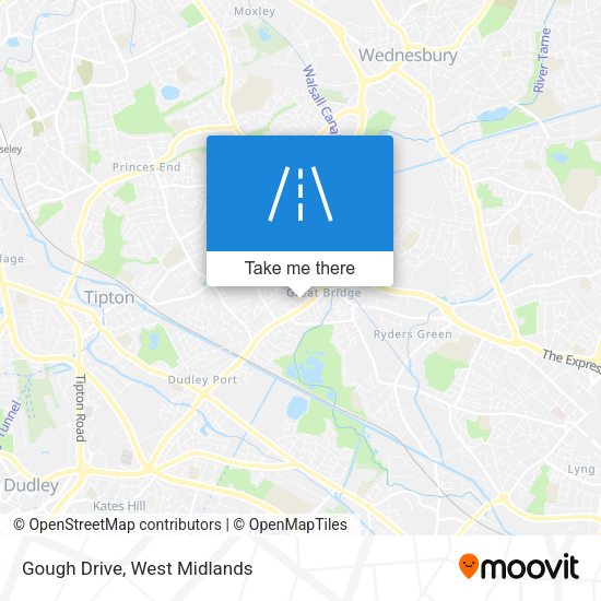 Gough Drive map
