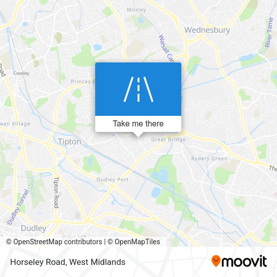Horseley Road map