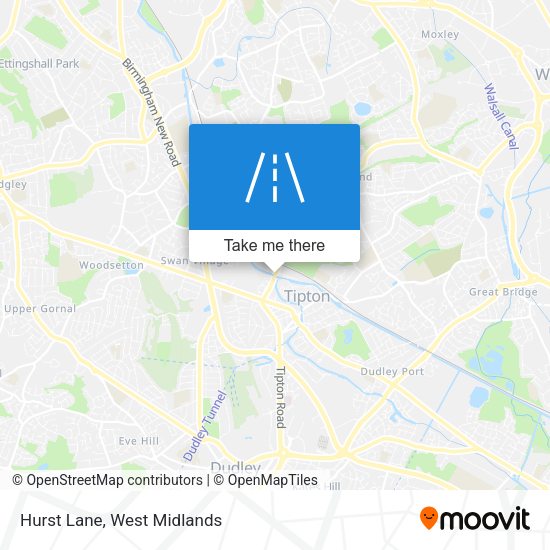 Hurst Lane map