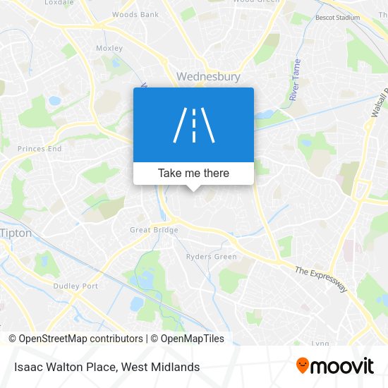 Isaac Walton Place map