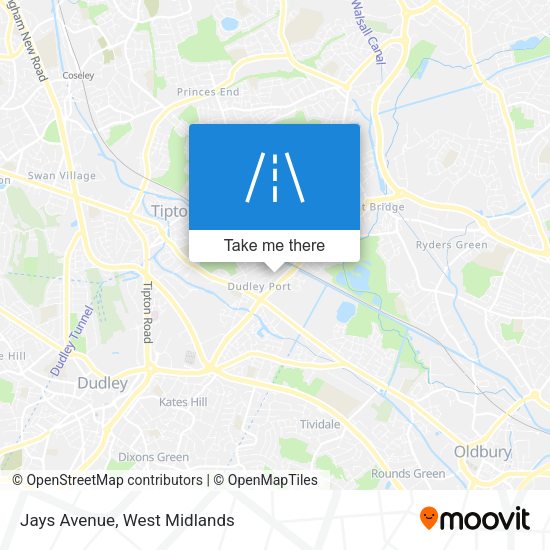 Jays Avenue map