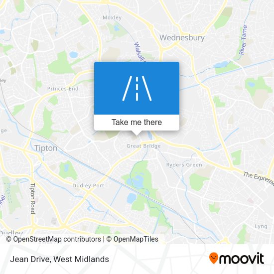 Jean Drive map