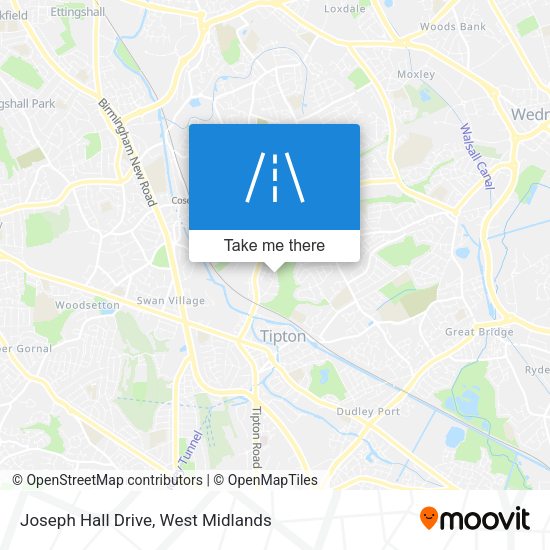 Joseph Hall Drive map