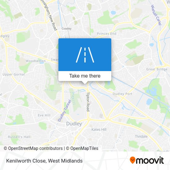 Kenilworth Close map