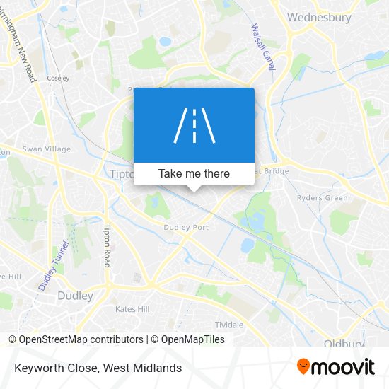 Keyworth Close map