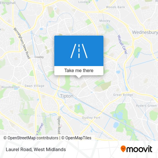 Laurel Road map