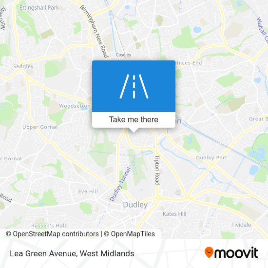 Lea Green Avenue map