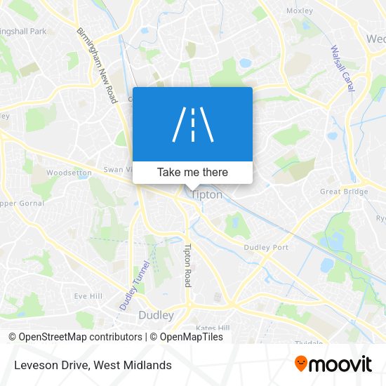 Leveson Drive map