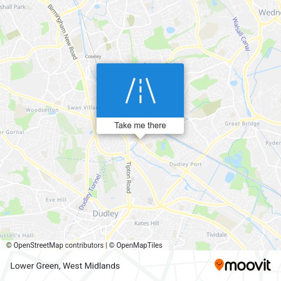 Lower Green map