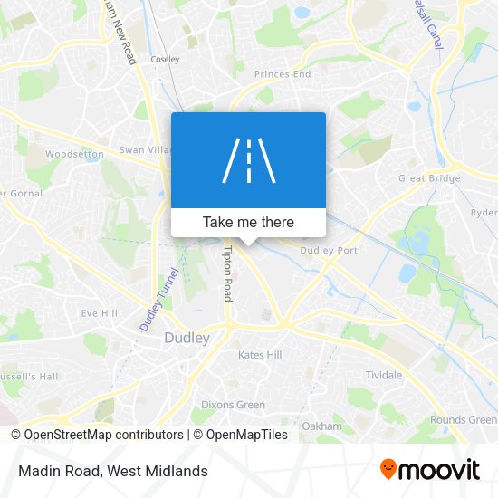 Madin Road map