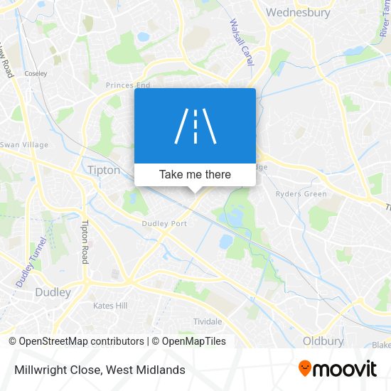 Millwright Close map