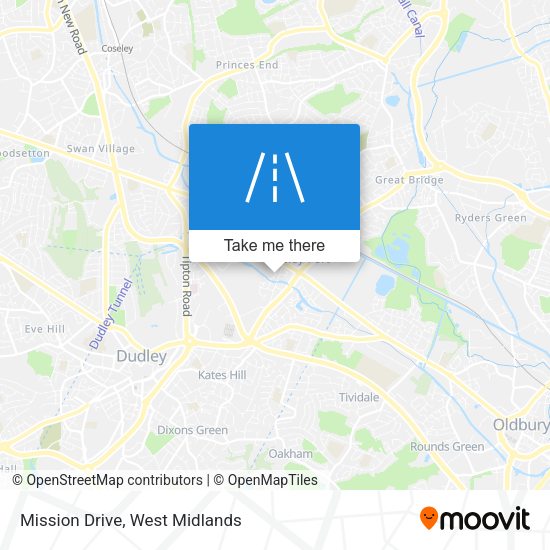 Mission Drive map