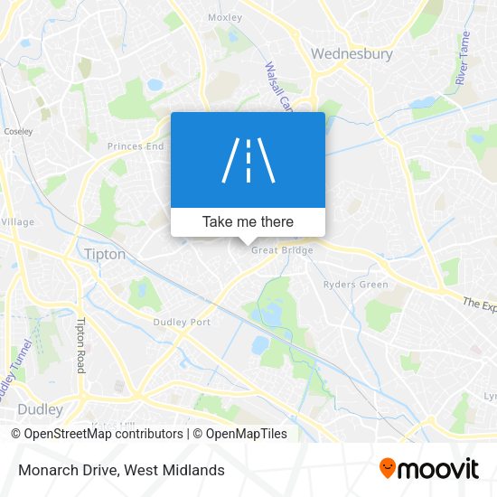 Monarch Drive map