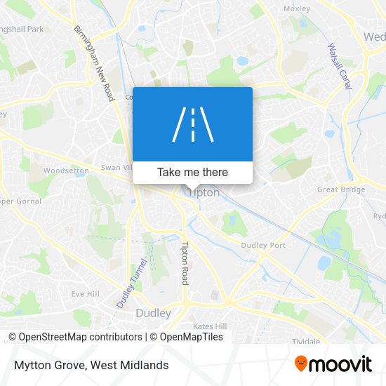 Mytton Grove map