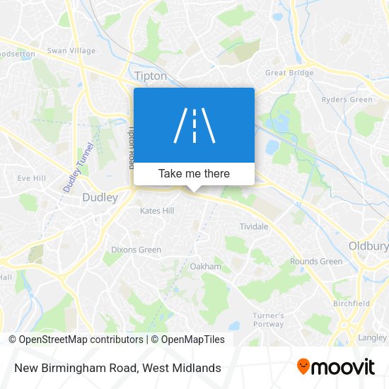 New Birmingham Road map