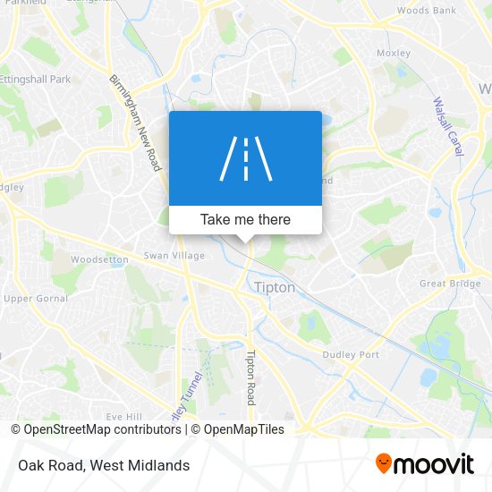 Oak Road map