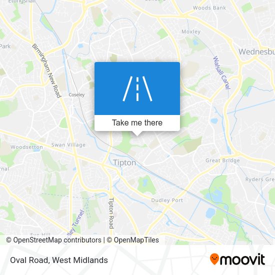 Oval Road map