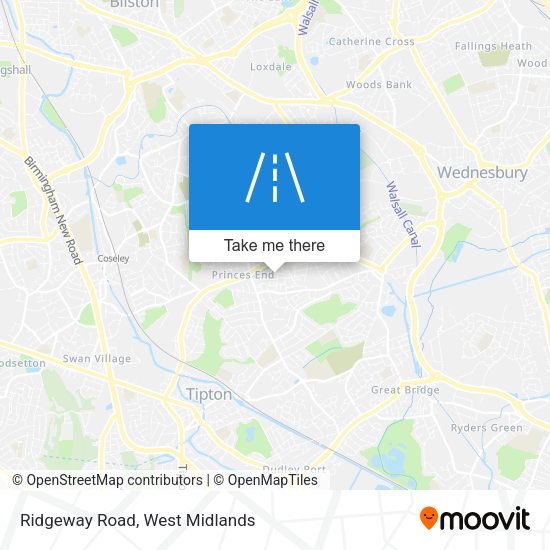 Ridgeway Road map