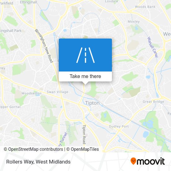 Rollers Way map