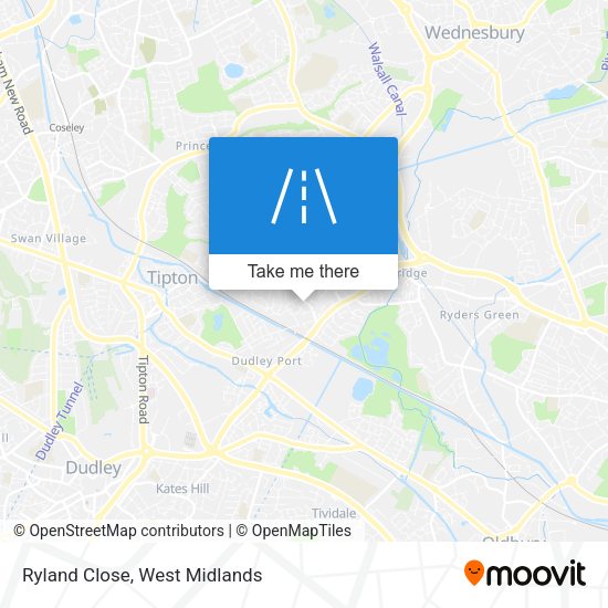 Ryland Close map