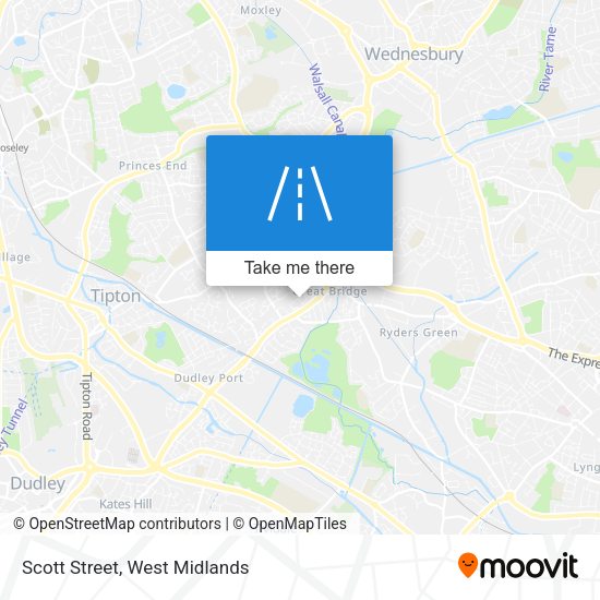 Scott Street map