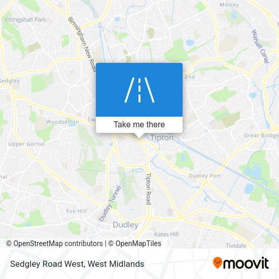 Sedgley Road West map